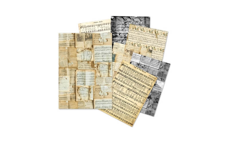 Music Sheet A5 Tissue Paper Ciao Bella