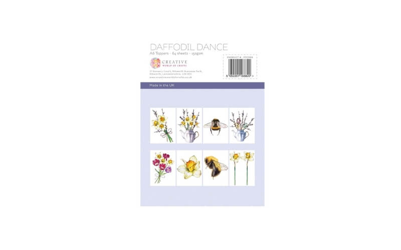 Narcissendans A6 Toppers Collection The Paper Tree