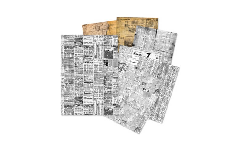 Newspapers A5 Tissue Paper Ciao Bella