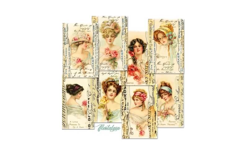 Plakboekpapier Mini Nostalgie Decorer