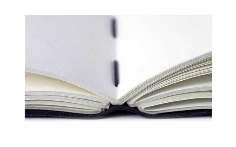 Notitieboek Donkergrijs Bahi leer A5