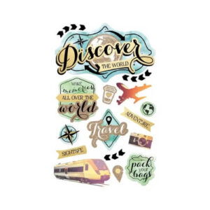 Ontdek de Wereld 3D Stickers Paper House
