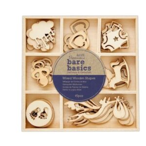 Card Toppers Hout Baby Bare Basics