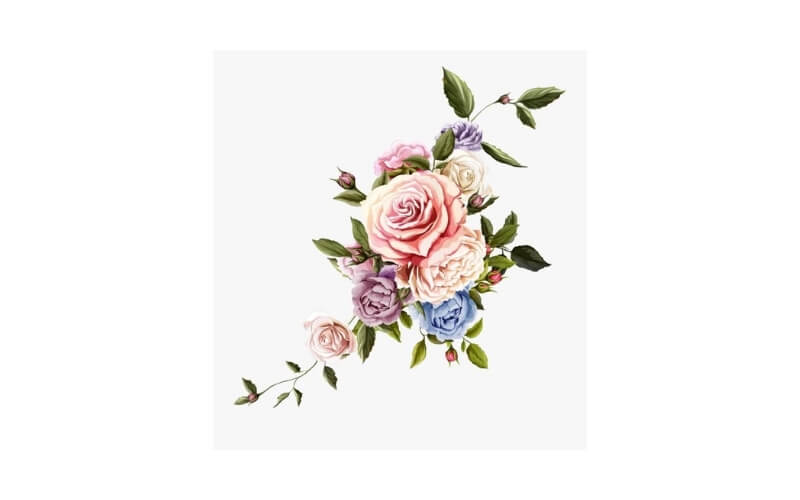 Verrassingspakket Scrap-artikelen Bloemen