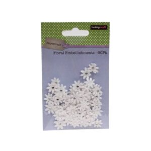 Papieren Bloemetjes Wit