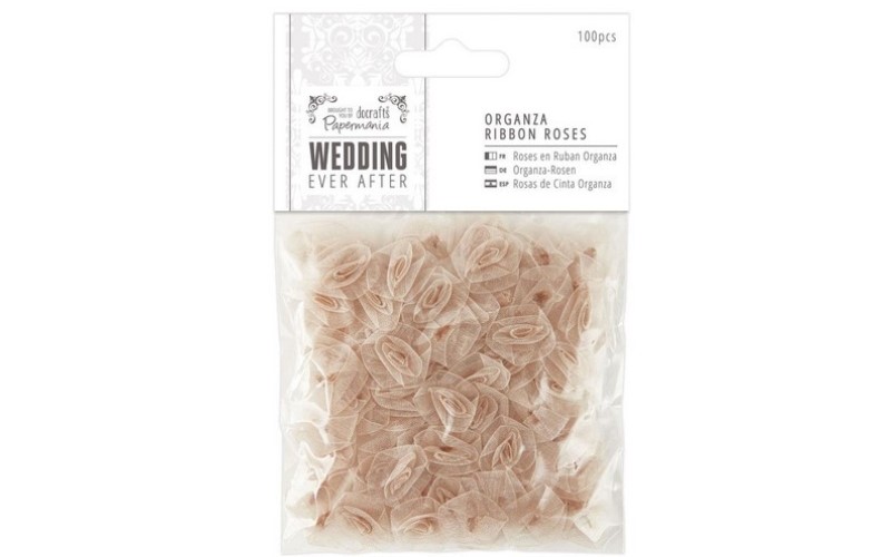 Organza Lint Roosjes Papermania