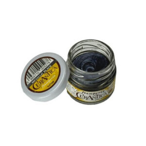 Oude Was Metallic Zwart-Zilver 20ml Stamperia