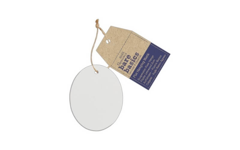 Ovaal Plaatje Acryl Bare Basics