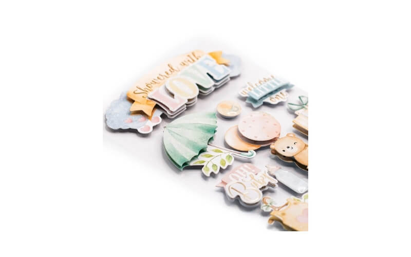 Overladen met Liefde 3D Stickers Paper House