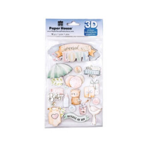 Overladen met Liefde 3D Stickers Paper House
