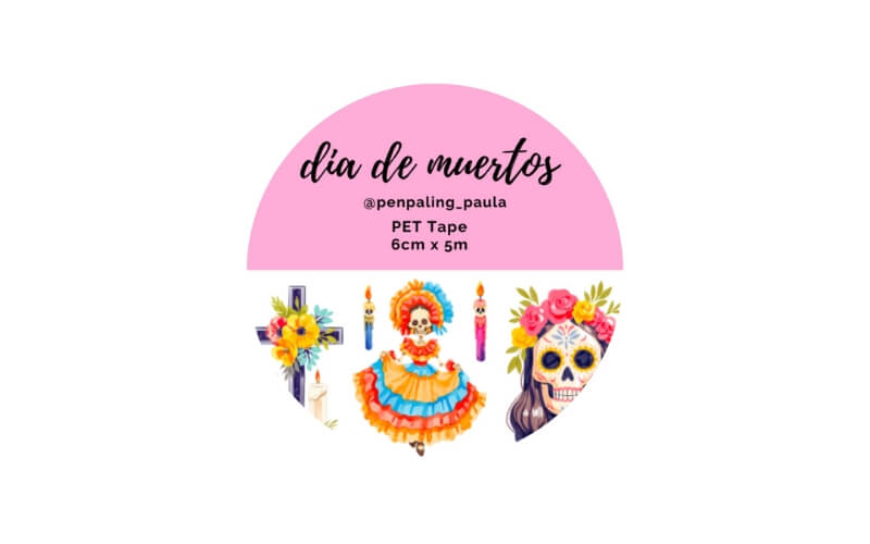 PET-Tape Dia de Muertos Penpaling Paula