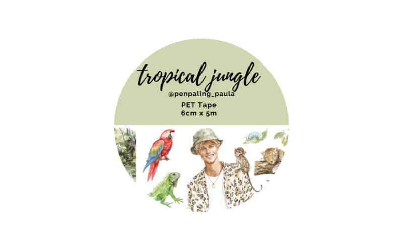 PET-Tape Tropische Jungle Penpaling Paula