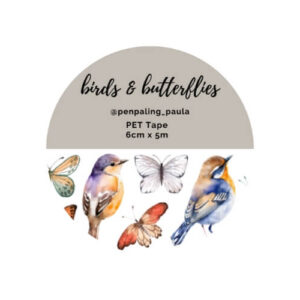 PET-Tape Vogels en Vlinders