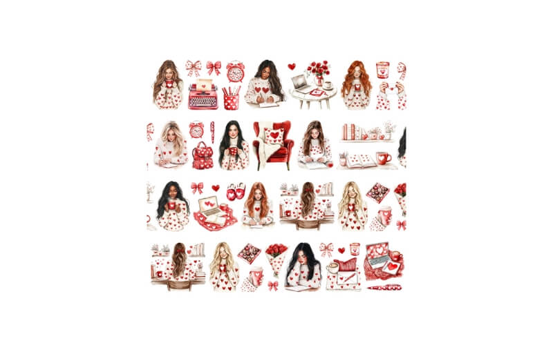 PET-tape Be My Valentine Penpaling_Paula