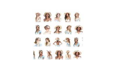 PET-tape Summer Girls Penpaling