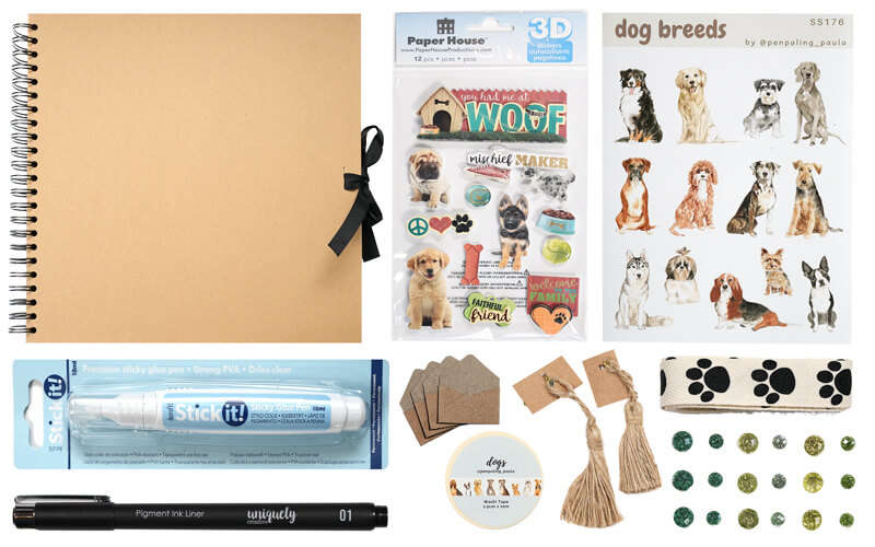 Scrapbookpakket Honden