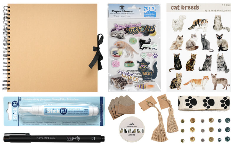 Scrapbookpakket Katten