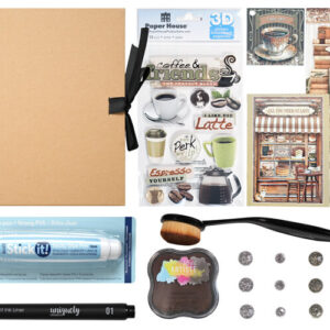 Scrapbookpakket Koffie & Chocolade Klein