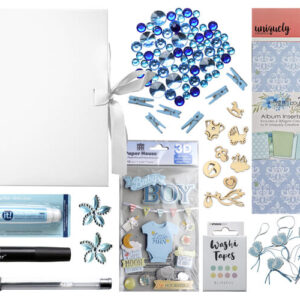 Scrapbookpakket Baby Boy Luxe Klein