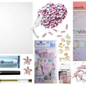 Scrapbookpakket Baby Girl Luxe