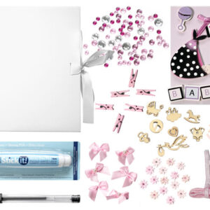 Scrapbookpakket Baby Girl Klein