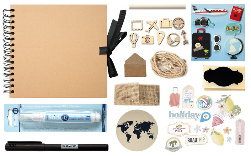 Scrapbookpakket Reizen Klein