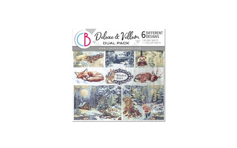 Papier Zilver & Vellum 15x15 Forest Tales Ciao Bella