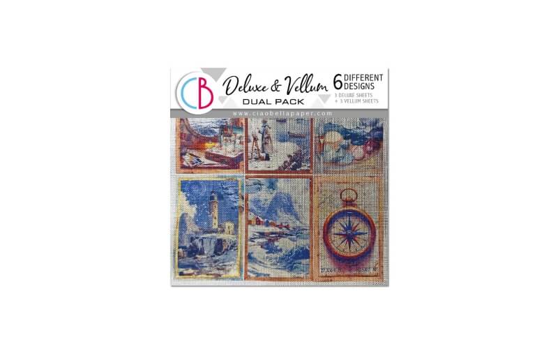 Papier Zilver & Vellum15×15 An Artis Journey Ciao Bella