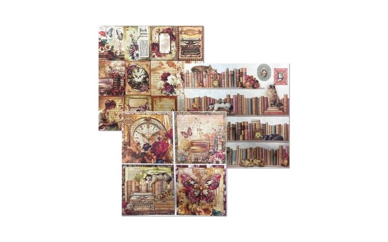 Papier Zilver & Vellum 15×15 Book Lovers Ciao Bella
