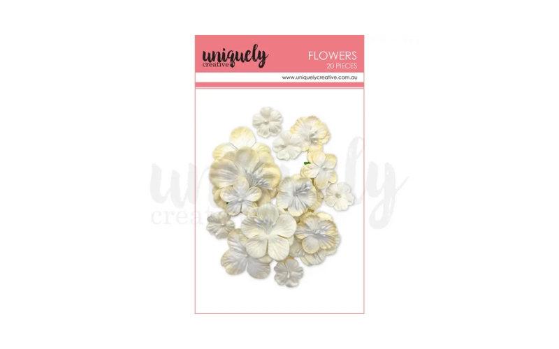 Papieren Bloemen Licht Geel Uniquely Creative