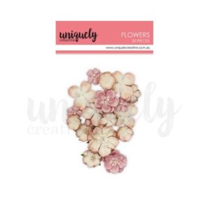 Papieren Bloemen Oud roze Uniquely Creative