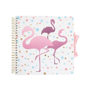 Plakboek-Scrapbook 30x30 Flamingo Papermania