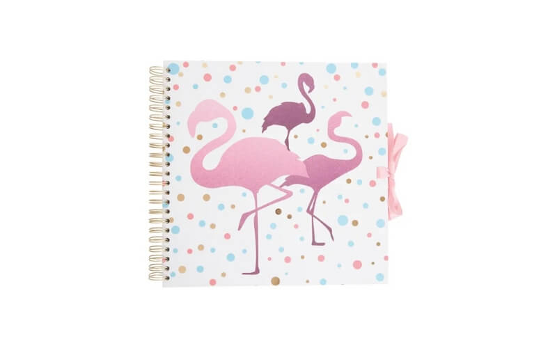 Plakboek-Scrapbook 30x30 Flamingo Papermania
