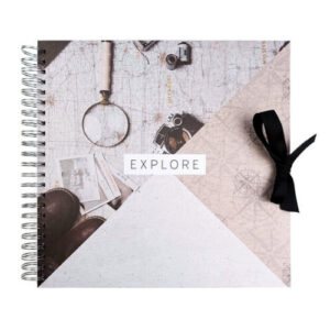 Plakboek-Scrapbook 30x30 Explore
