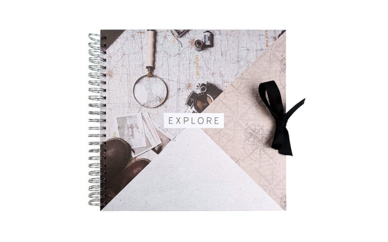 Plakboek-Scrapbook 30x30 Explore