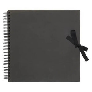 Plakboek-Scrapbook 30x30 Zwart
