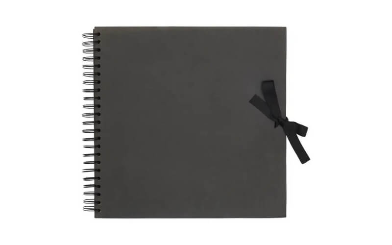 Plakboek-Scrapbook 30x30 Zwart
