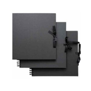 Scrapbook set Zwart 3st. 20x20