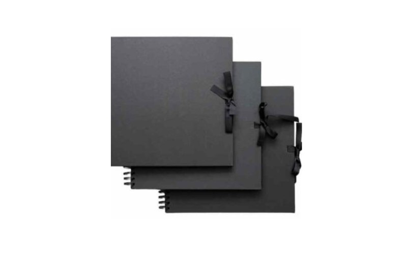 Scrapbook set Zwart 3st. 20x20