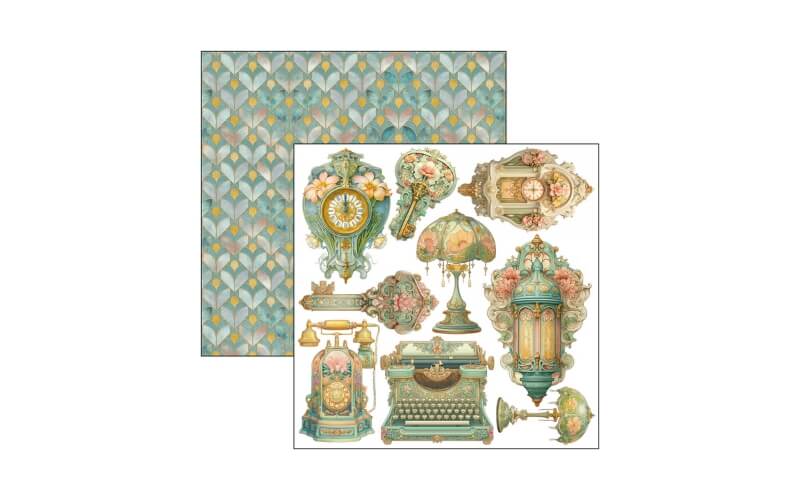 Plakboekpapier 15x15 Artemis Fussy Cut Ciao Bella