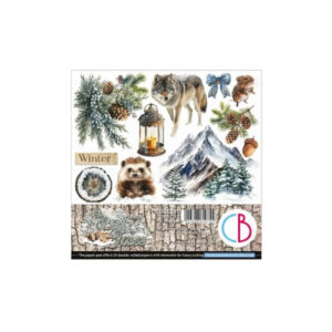 Plakboekpapier 15x15 Forest Tales Ciao Bella