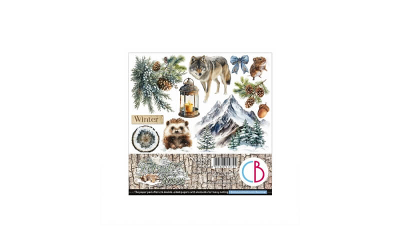 Plakboekpapier 15x15 Forest Tales Ciao Bella