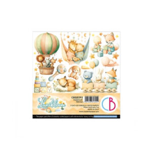 Plakboekpapier 15x15 Lunibloom Fussy Cut Ciao Bella