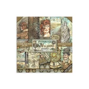 Plakboekpapier 15x15 Sir Vagebond Aviator Stamperia