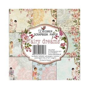 Plakboekpapier 15x15 Sprookjes Droom Decorer