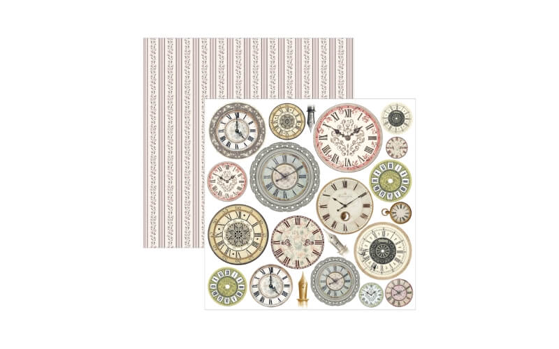 Plakboekpapier 15x15 Typographic Ciao Bella