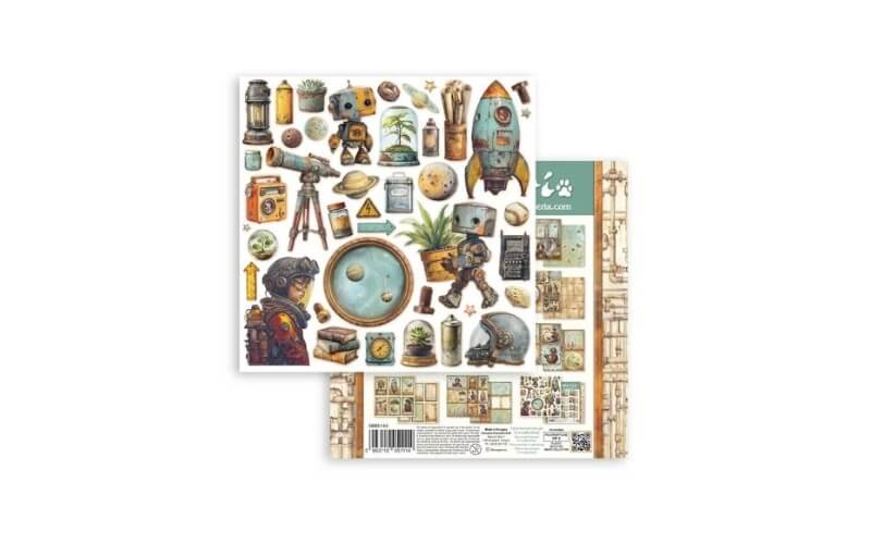 Plakboekpapier 20x20 A New Beginning Stamperia