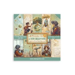Plakboekpapier 20x20 A New Beginning Stamperia