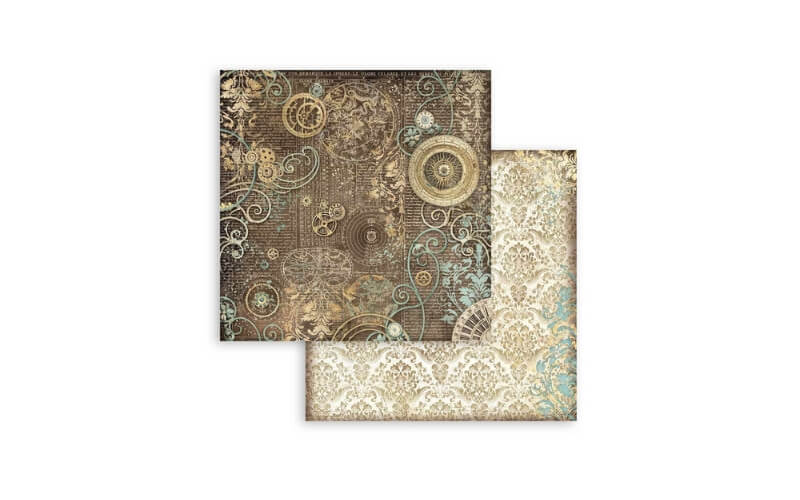 Plakboekpapier 20x20 Achtergronden Fantasie Wereld