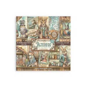 Plakboekpapier 20x20 Alterego Stamperia
